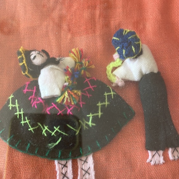 Vintage Peruvian Story Telling Handmade Tapestry. - Picture 6 of 11